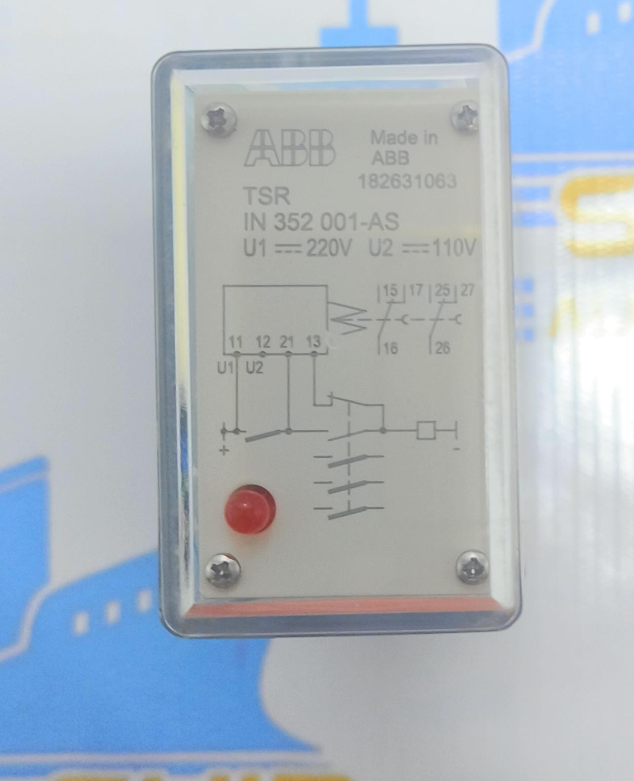 ABB  TSR IN 352 001-AS  Trip Circuit Supervision Relay   NO 182631063