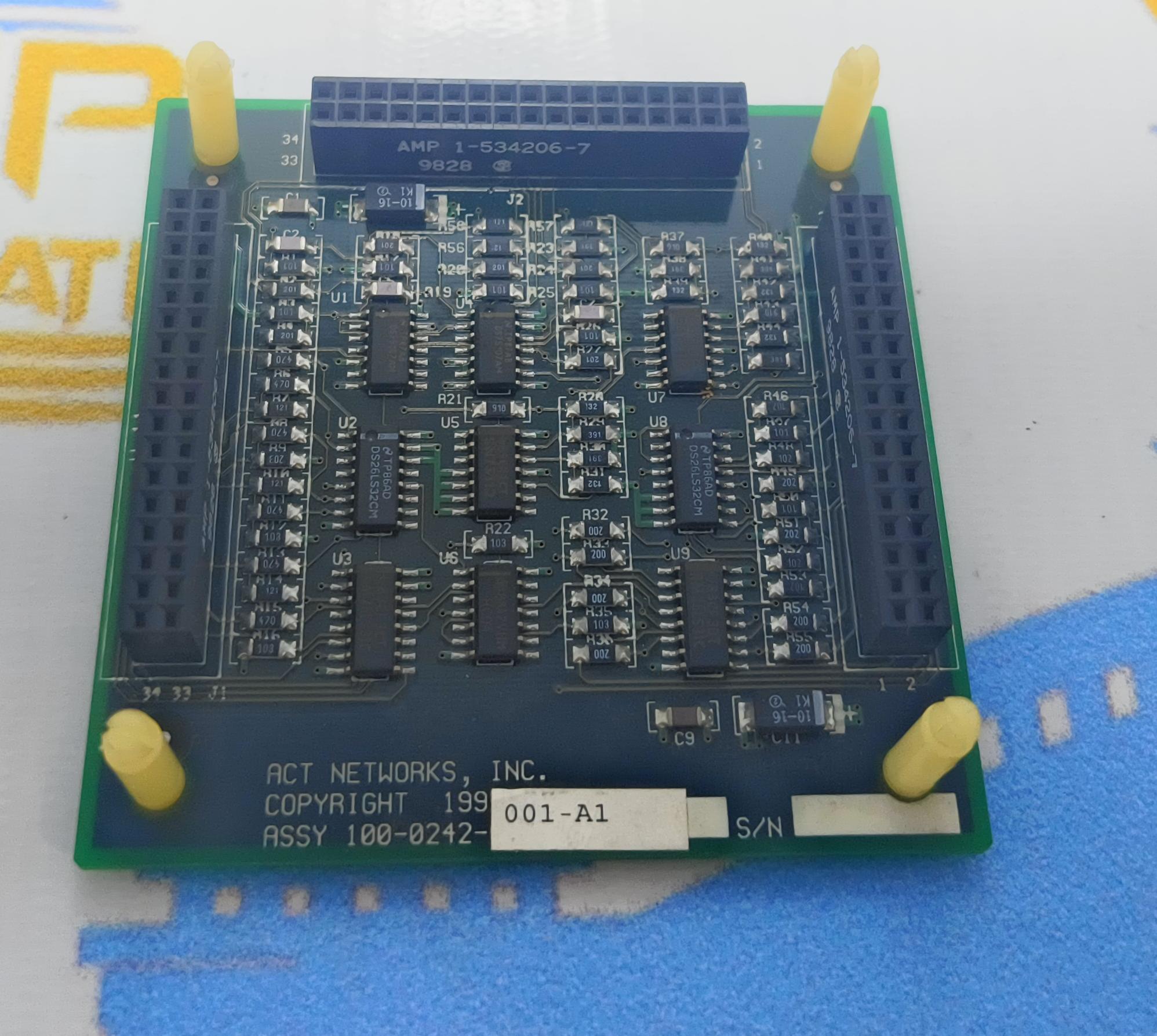 ACT Networks Inc. Assy 100-0242-001-A1 PCB Card Module
