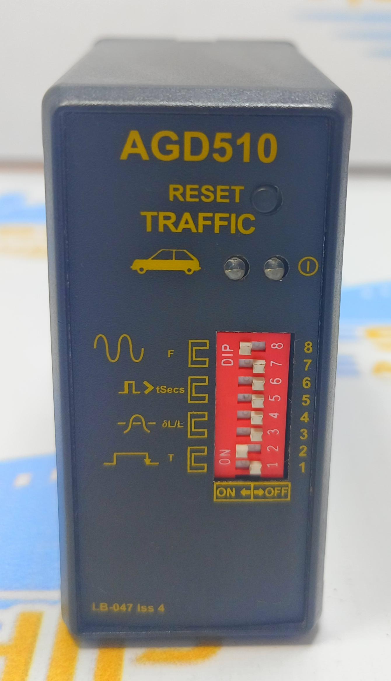 AGD510  INDUCTIVE LOOP DETECTOR TRAFFIC  LB-047  S\N 1100440   POWER 12/24 V 