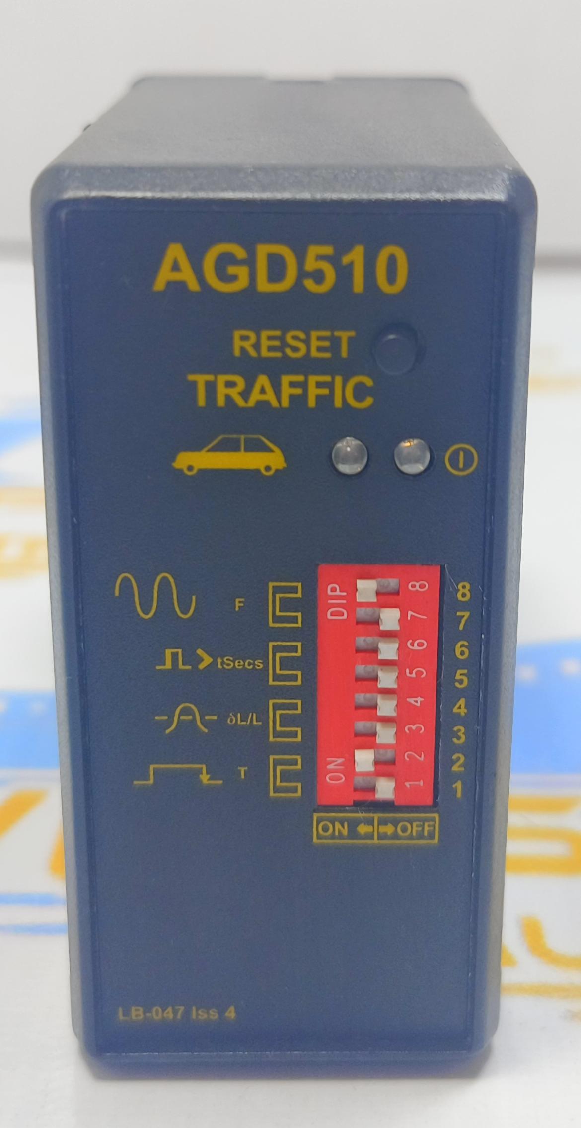 AGD510  INDUCTIVE LOOP DETECTOR TRAFFIC  LB-047  S\N 1100487   POWER 12/24 V 