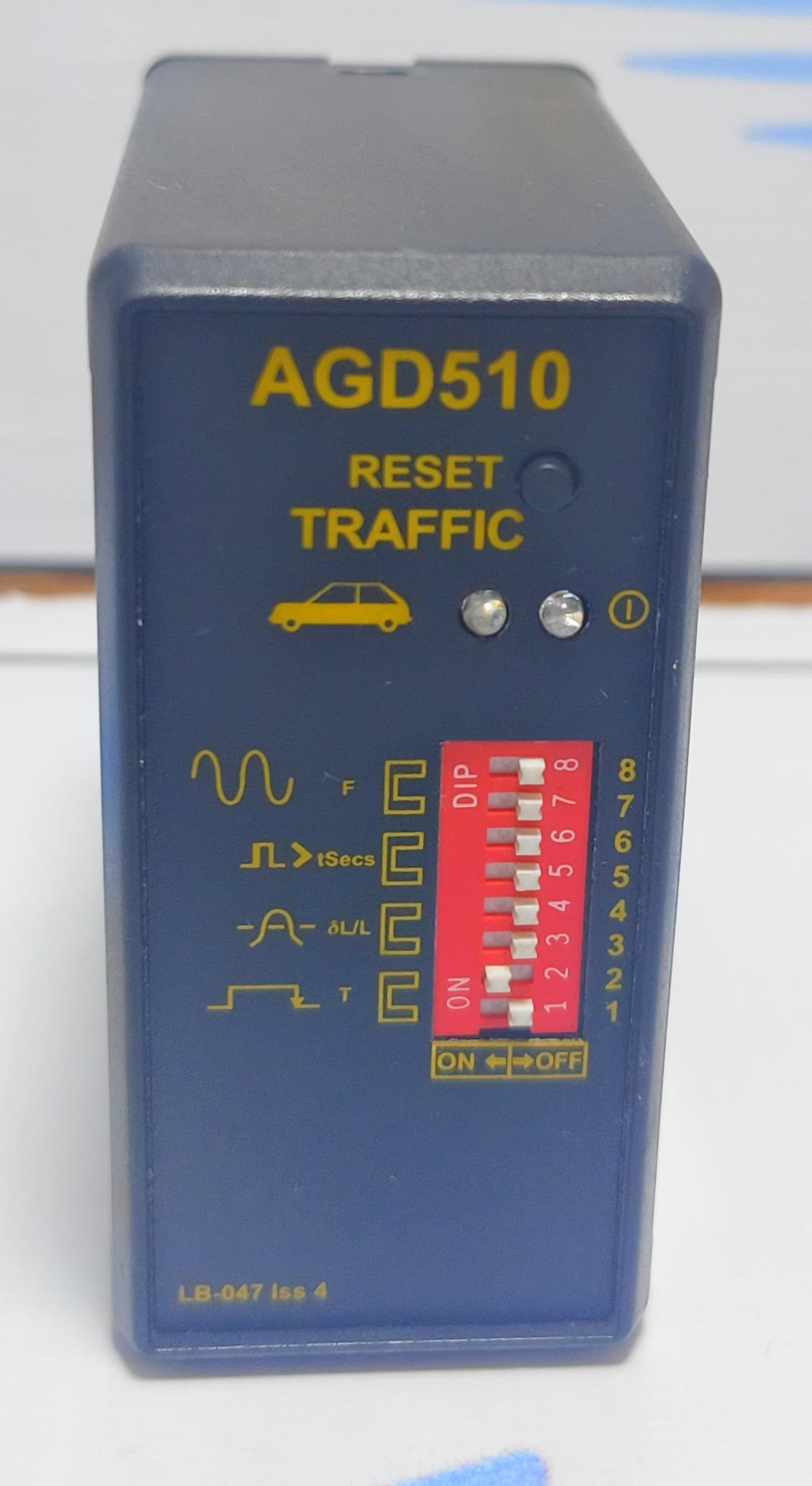 AGD510  INDUCTIVE LOOP DETECTOR TRAFFIC  LB-047  S\N 11070429   POWER 12/24 V 