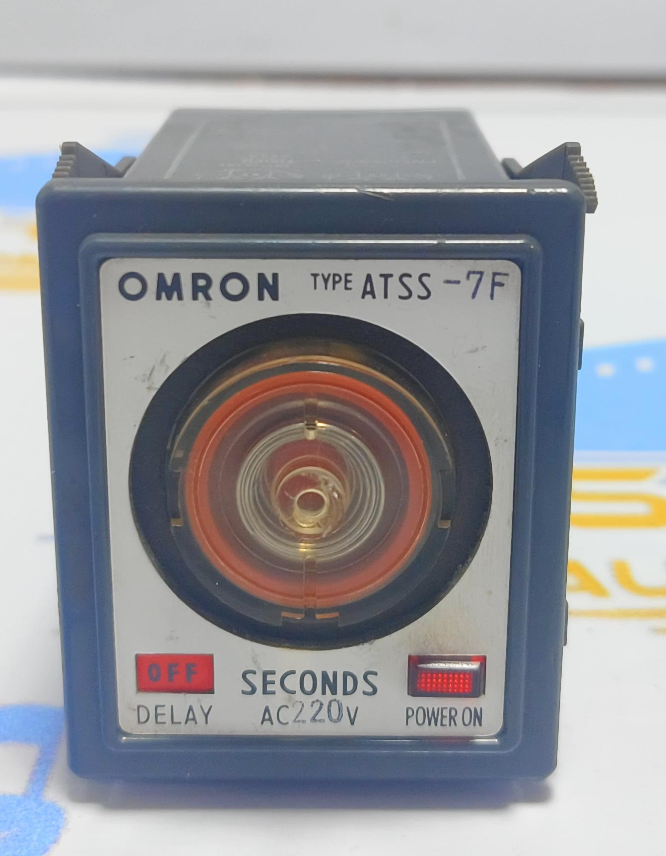 ATSS-7F OMRON POWER ON DELAY OFF TIMER 0-10s SPDT 220V
