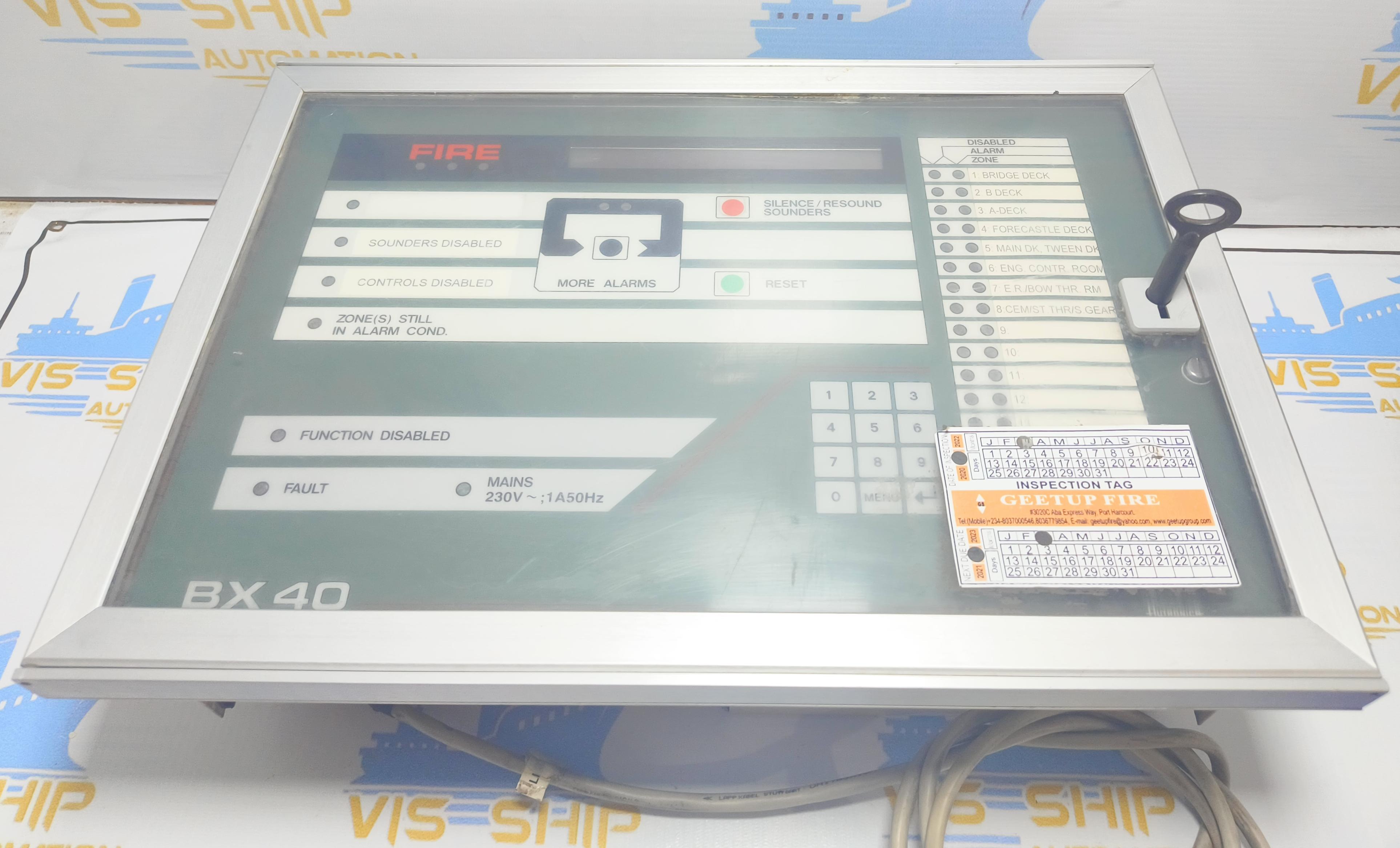 AUTRONICA BX-40 FIRE ALARM CONTROL PANEL