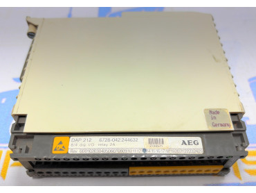 AEG DAP 212 8/4 DIG I/O RELAY OUTPUT MODULE  2A NO: 6728 - 042. 244632  (2733571)