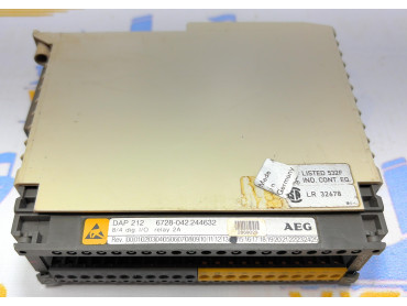 AEG DAP 212 8/4 DIG I/O RELAY OUTPUT MODULE  2A NO: 6728 - 042. 244632  (2869029)