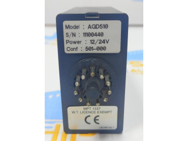 AGD510  INDUCTIVE LOOP DETECTOR TRAFFIC  LB-047  S\N 1100440   POWER 12/24 V 