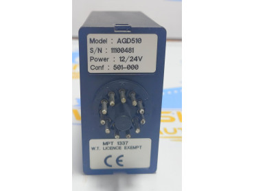 AGD510  INDUCTIVE LOOP DETECTOR TRAFFIC  LB-047  S\N 1100481  POWER 12/24 V 