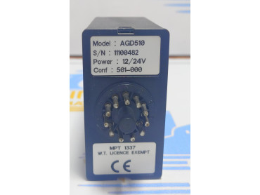 AGD510  INDUCTIVE LOOP DETECTOR TRAFFIC  LB-047  S\N 1100482  POWER 12/24 V 