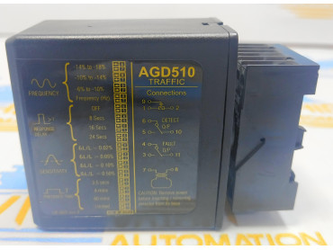 AGD510  INDUCTIVE LOOP DETECTOR TRAFFIC  LB-047  S\N 1100539   POWER 12/24 V 