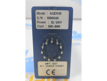 AGD510  INDUCTIVE LOOP DETECTOR TRAFFIC  LB-047  S\N 1100548   POWER 12/24 V 