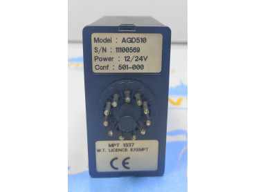 AGD510  INDUCTIVE LOOP DETECTOR TRAFFIC  LB-047  S\N 1100569   POWER 12/24 V 