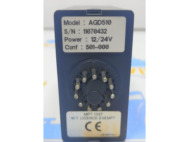 AGD510  INDUCTIVE LOOP DETECTOR TRAFFIC  LB-047  S\N 11070432  POWER 12/24 V 