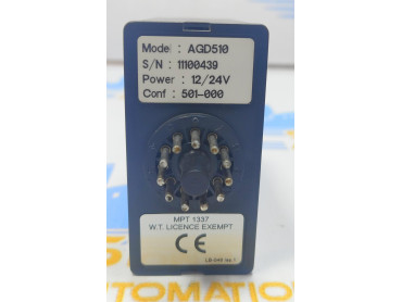 AGD510  INDUCTIVE LOOP DETECTOR TRAFFIC  LB-047  S\N 11070439   POWER 12/24 V 
