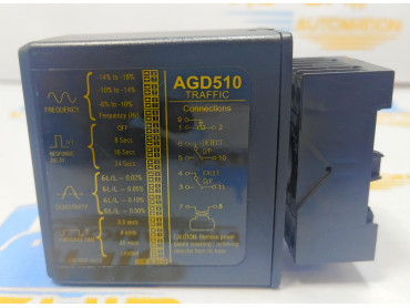 AGD510  INDUCTIVE LOOP DETECTOR TRAFFIC  LB-047  S\N 11070439   POWER 12/24 V 