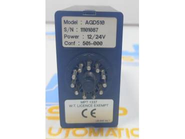 AGD510  INDUCTIVE LOOP DETECTOR TRAFFIC  LB-047  S\N 11101087  POWER 12/24 V 