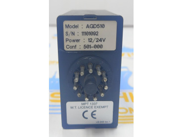 AGD510  INDUCTIVE LOOP DETECTOR TRAFFIC  LB-047  S\N 11101092  POWER 12/24 V 