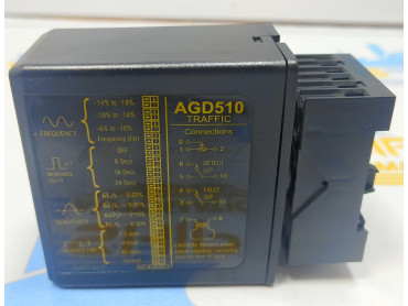 AGD510  INDUCTIVE LOOP DETECTOR TRAFFIC  LB-047  S\N 11101093  POWER 12/24 V 