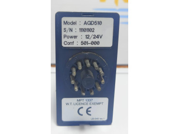 AGD510  INDUCTIVE LOOP DETECTOR TRAFFIC  LB-047  S\N 11101102  POWER 12/24 V 