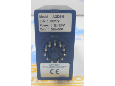 AGD510  INDUCTIVE LOOP DETECTOR TRAFFIC  LB-047  S\N 11101179  POWER 12/24 V 