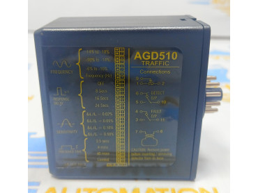 AGD510  INDUCTIVE LOOP DETECTOR TRAFFIC  LB-047  S\N 11101179  POWER 12/24 V 