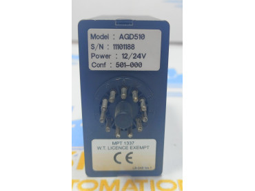 AGD510  INDUCTIVE LOOP DETECTOR TRAFFIC  LB-047  S\N 11101188  POWER 12/24 V 