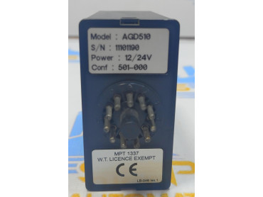 AGD510  INDUCTIVE LOOP DETECTOR TRAFFIC  LB-047  S\N 11101190  POWER 12/24 V 