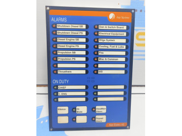 AKER ELEKTRO MARINE  ALARM PANEL TOOL 24 V 