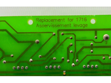 ASSERVISSEMENT LEVAGE 1716 PCB CARD 