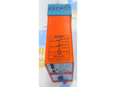 BIRCHER RAW RIETER  0920 285 / 0  RELAY 220 V 50/60 Hz  3 VA 9 PCS AVAILABLE 