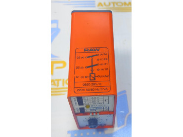 BIRCHER RAW RIETER  0920 285 / 0  RELAY 220 V 50/60 Hz  3VA 8 PCS AVAILABLE