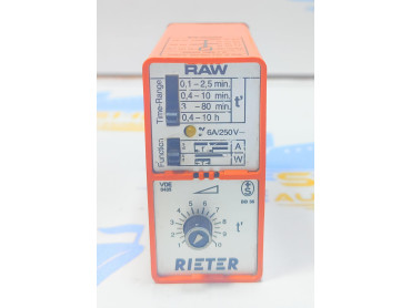 BIRCHER RAW RIETER VDE 0435 TIME RELAY 0920 285 / 2 50/60 Hz 220 V 