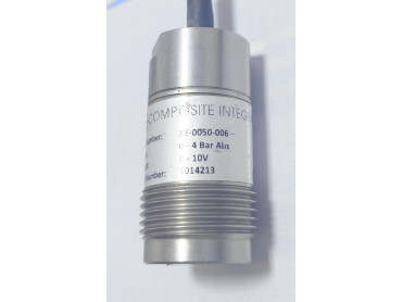 COMPOSITE INTEGRATION  SENSOR PART NUMBER XE - 0050 - 006 RANGE : 0 - 4 BAR ABS 0-10V Sr.No. 1014213