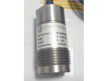 COMPOSITE INTEGRATION  SENSOR PART NUMBER XE - 0050 - 006 RANGE : 0 - 4 BAR ABS 0-10V Sr.No. 1015674