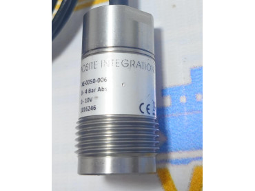 COMPOSITE INTEGRATION  SENSOR PART NUMBER XE - 0050 - 006 RANGE : 0 - 4 BAR ABS 0-10V Sr.No. 1016246