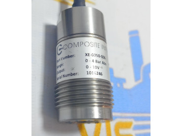 COMPOSITE INTEGRATION  SENSOR PART NUMBER XE - 0050 - 006 RANGE : 0 - 4 BAR ABS 0-10V Sr.No. 1016246