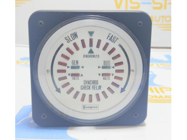 CROMPTON SYNCHRO CHECK RELAY 713032 001 ITEM : 077-14HU-SZYY-FQ