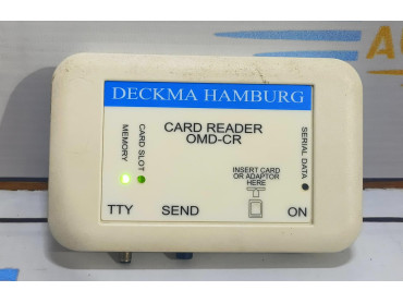 DECKMA HAMBURG TYPE OMD-CR CARD READER OIL IN WATER MONITORING DEVICE SER NO: 2001225