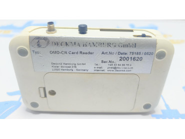 DECKMA HAMBURG TYPE OMD-CR CARD READER OIL IN WATER MONITORING DEVICE SER NO: 2001620 WITH CABLE CODE 