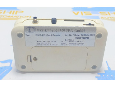 DECKMA HAMBURG TYPE OMD-CR CARD READER OIL IN WATER MONITORING DEVICE SER NO: 2001620 WITH CABLE CODE 