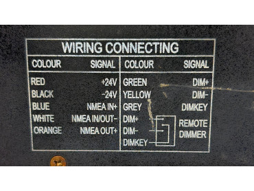 DIGITAL GYRO REPEATER IP-201 NMEA183/RS422/RS232 Input 20~32 VDC