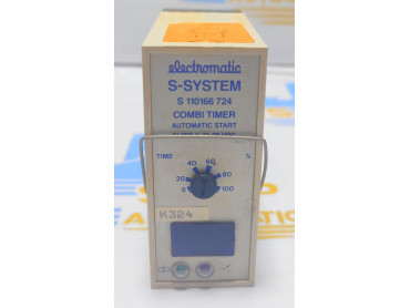 ELECTROMATIC S - SYSTEM S 110166 724 COMBI TIMER AUTOMATICE START SUPPLY 20-28 VDC .K324