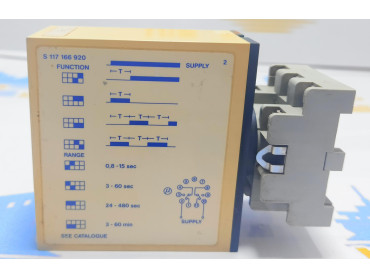 ELECTROMATIC S - SYSTEM S 117 166 920 COMBI TIMER AUTOMATICE START 20-265V AC-DC 10K6