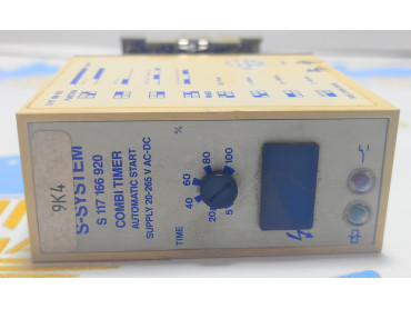 ELECTROMATIC S - SYSTEM S 117 166 920 COMBI TIMER AUTOMATICE START 20-265V AC-DC 9K4