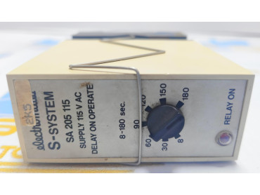 ELECTROMATIC S-SYSTEM SA 205 115 DELAY ON OPERATE TIMER 0.8-180 SEC - 120VAC 2K5