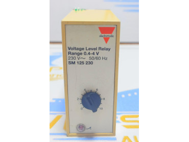 ELECTROMATIC SM 125 230 VOLTAGE LEVEL RELAY 0.4-4V 230 V 50/60 Hz 