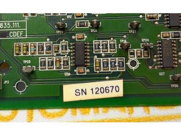 EVIC  1835.111. CDEF PCB CARD SN 120670
