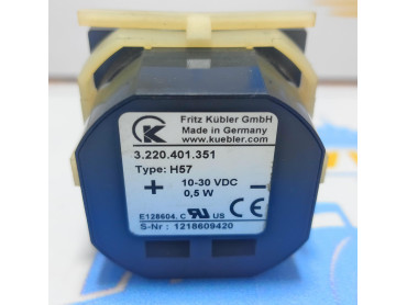 FRITZ KUBLER GMBH HOUR METER H 57 10-30 VDC 0,5W 