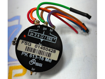 FSG PK 613-16 MD Potentiometer.NO:  01450428.  je 2 k Q / 352 ° ELT 159905 