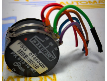 FSG PK 613-16 MD Potentiometer.NO:  01450428.  je 2 k Q / 352 ° ELT 159905 