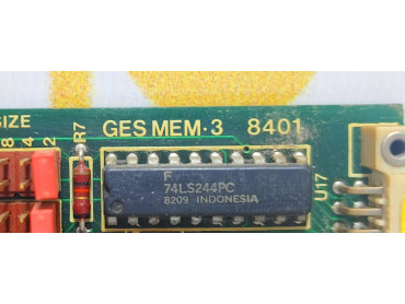 GESMEM-3 8401 PCB CARD FOR CMR 708 S/N: 1661